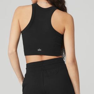 Alo yoga black tank size small